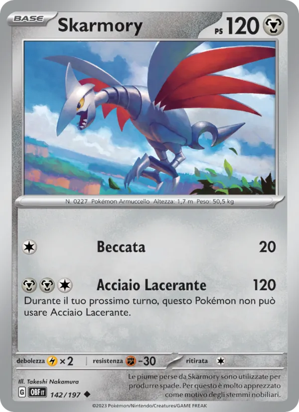 Skarmory – Ossidiana Infuocata 142