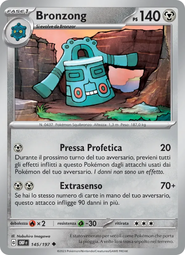 Bronzong – Ossidiana Infuocata 145