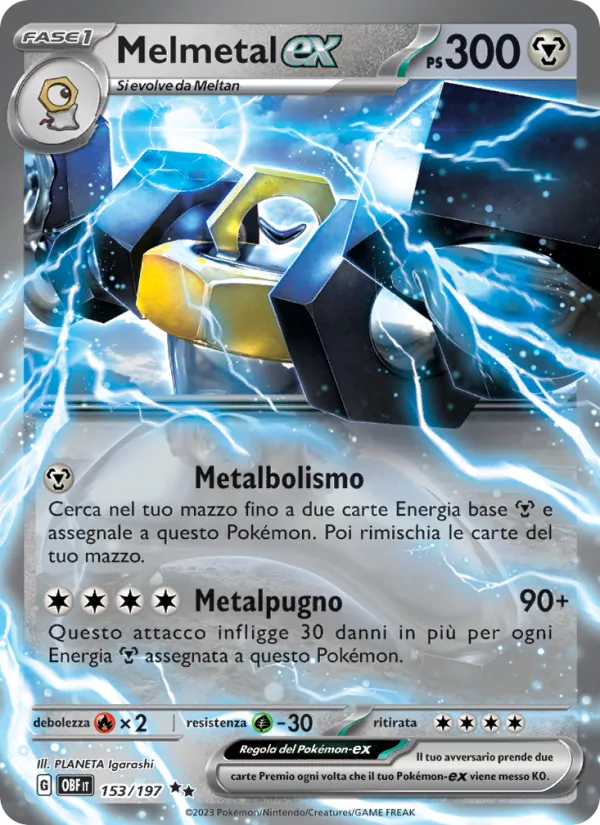 Melmetal-ex – Ossidiana Infuocata 153