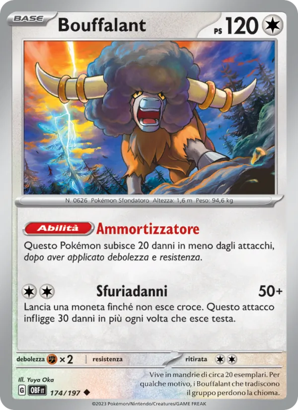 Bouffalant – Ossidiana Infuocata 174