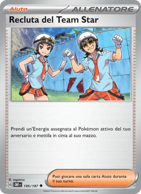 Recluta del Team Star – Ossidiana Infuocata 195