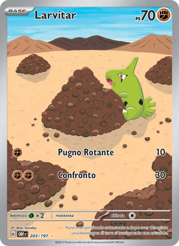 Larvitar – Ossidiana Infuocata 203