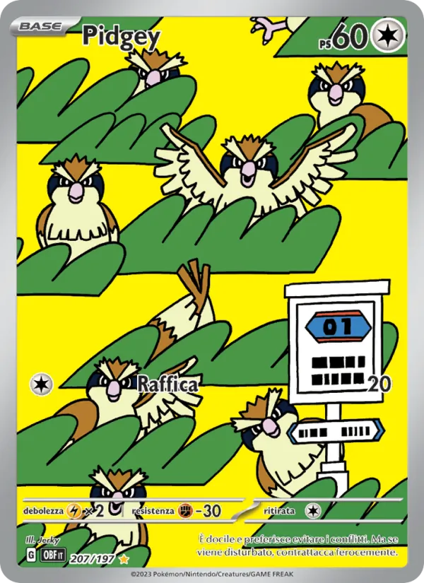 Pidgey – Ossidiana Infuocata 207