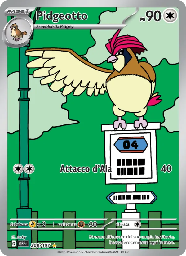Pidgeotto – Ossidiana Infuocata 208