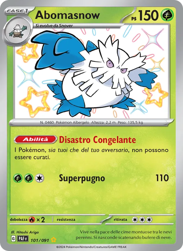 Abomasnow – Destino di Paldea 101