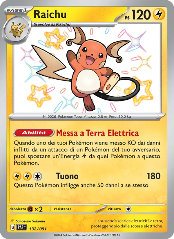 Raichu – Destino di Paldea 132