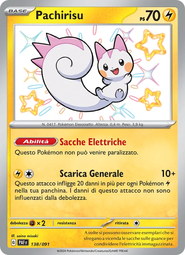 Pachirisu – Destino di Paldea 138