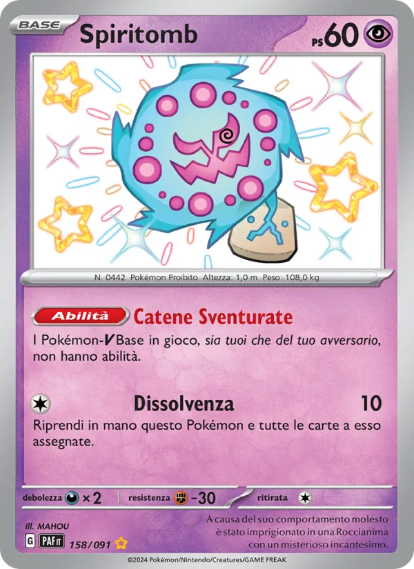 Spiritomb – Destino di Paldea 158