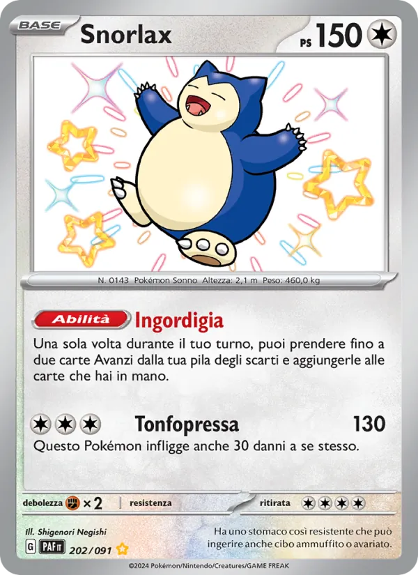Snorlax – Destino di Paldea 202