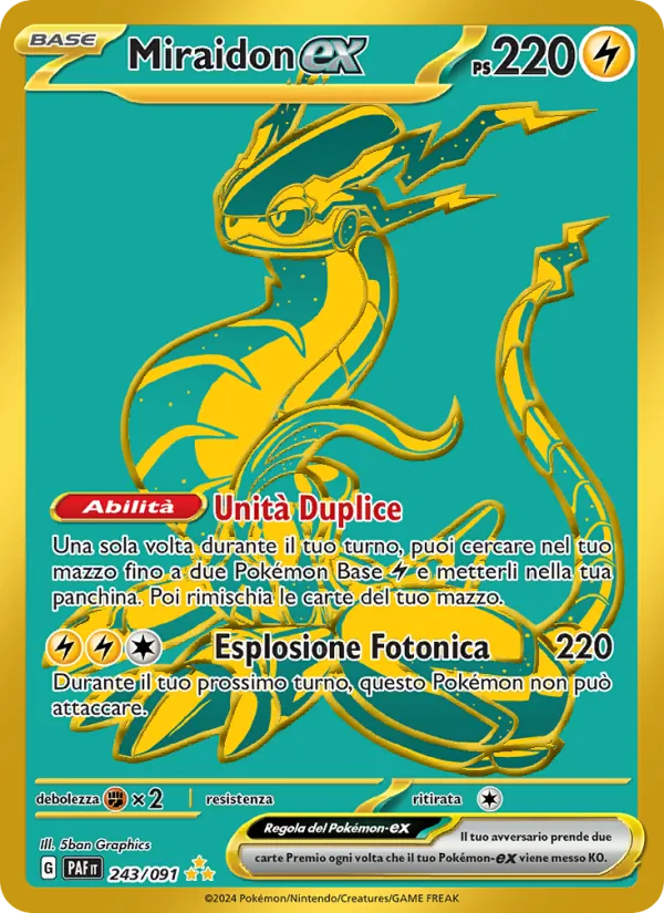 Miraidon-ex – Destino di Paldea 243