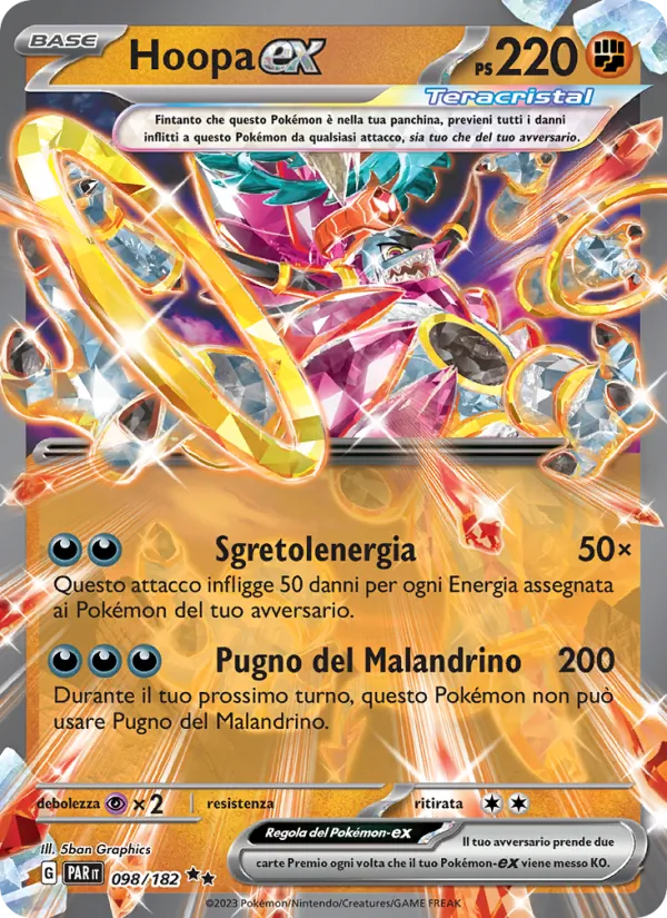 Hoopa-ex – Paradosso Temporale 98