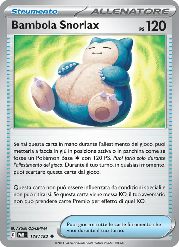 Bambola Snorlax – Paradosso Temporale 175