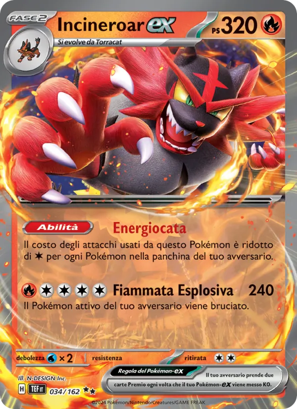 Incineroar-ex – Cronoforze 34