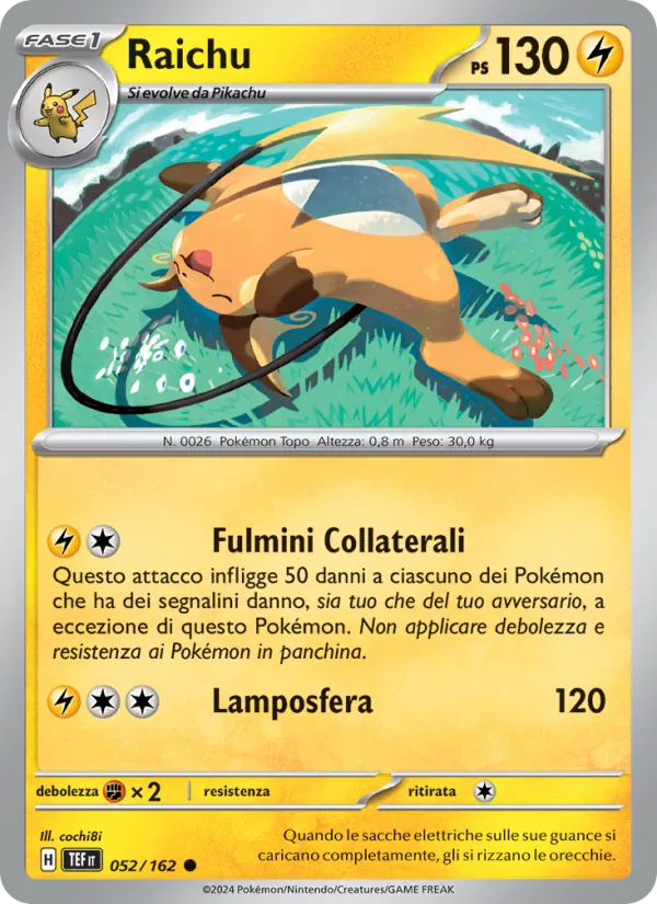 Raichu – Cronoforze 52