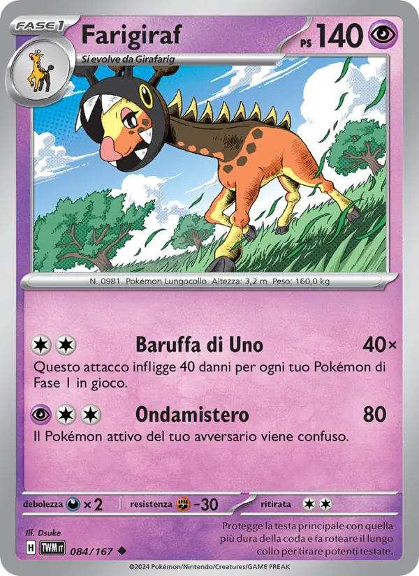 Farigiraf – Crepuscolo Mascherato 84