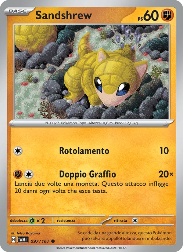 Sandshrew – Crepuscolo Mascherato 97