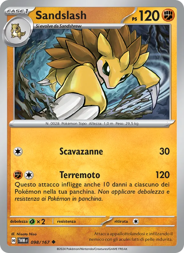 Sandslash – Crepuscolo Mascherato 98