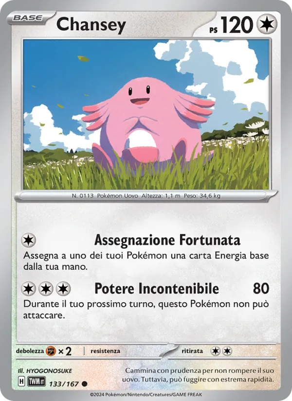 Chansey – Crepuscolo Mascherato 133