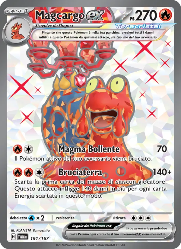 Magcargo-ex – Crepuscolo Mascherato 191