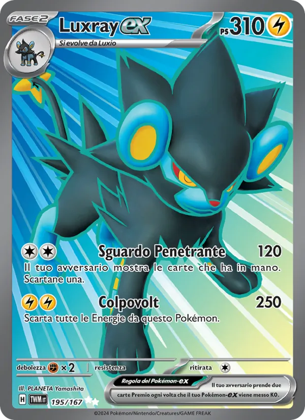 Luxray-ex – Crepuscolo Mascherato 195