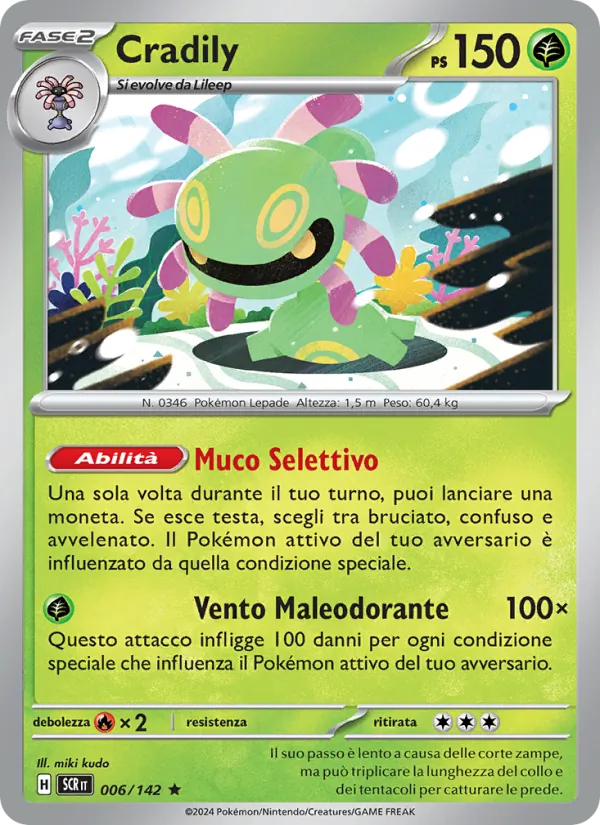 Cradily – Corona Astrale 6