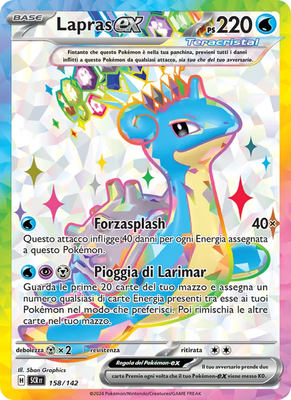 Lapras-ex – Corona Astrale 158