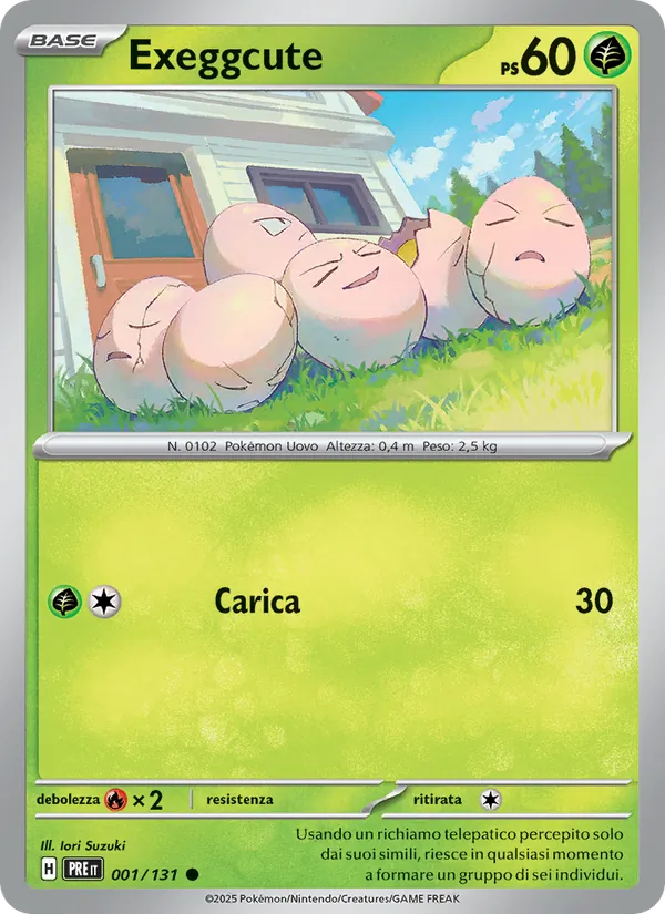 Exeggcute – Evoluzioni Prismatiche 1