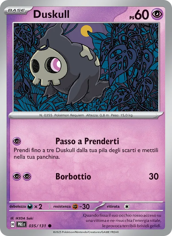Duskull – Evoluzioni Prismatiche 35