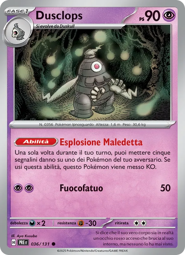 Dusclops – Evoluzioni Prismatiche 36