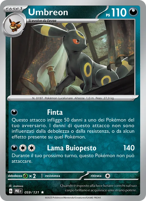 Umbreon – Evoluzioni Prismatiche 59