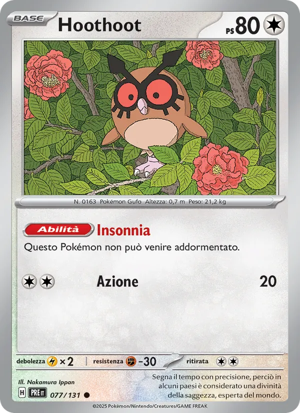 Hoothoot – Evoluzioni Prismatiche 77