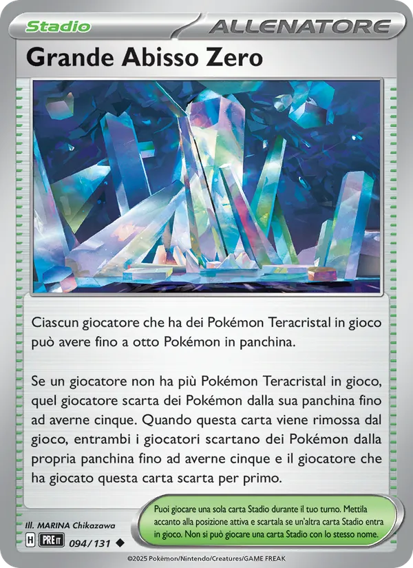 Grande Abisso Zero – Evoluzioni Prismatiche 94