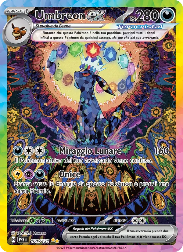 Umbreon-ex – Evoluzioni Prismatiche 161