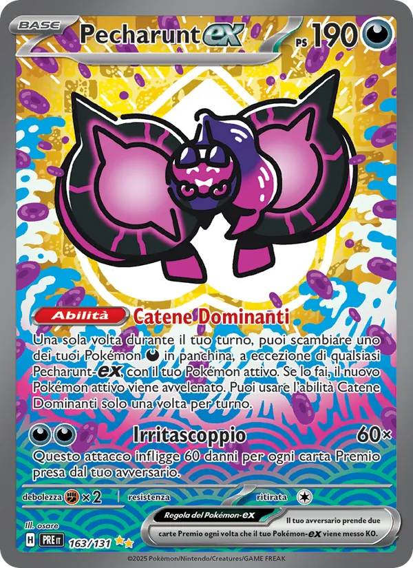 Pecharunt-ex – Evoluzioni Prismatiche 163