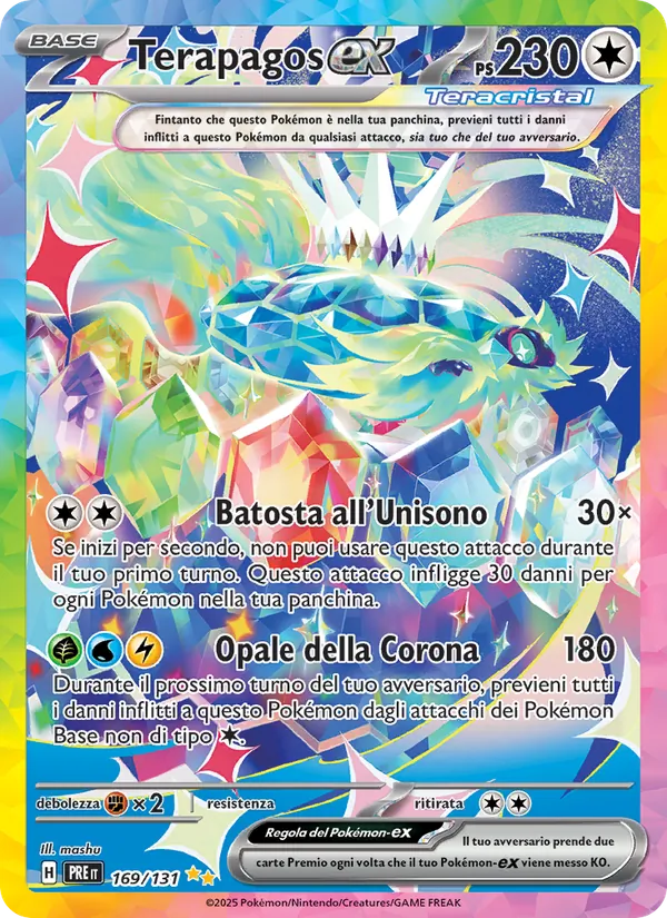 Terapagos-ex – Evoluzioni Prismatiche 169