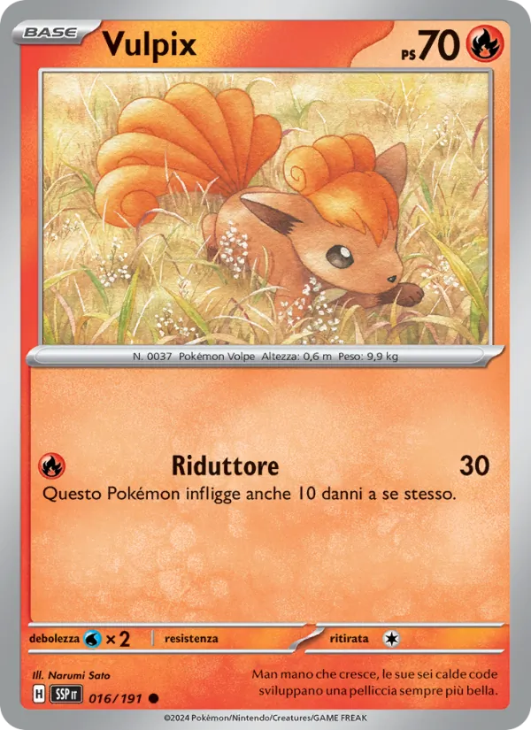 Vulpix – Scintille Folgoranti 16