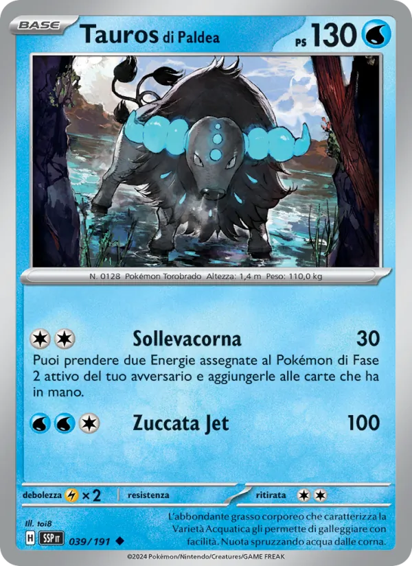 Tauros di Paldea – Scintille Folgoranti 39
