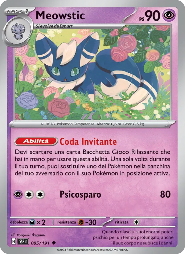 Meowstic – Scintille Folgoranti 85