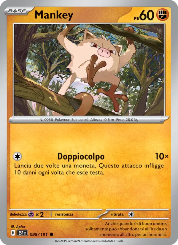 Mankey – Scintille Folgoranti 98