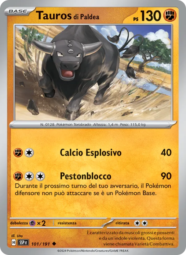 Tauros di Paldea – Scintille Folgoranti 101