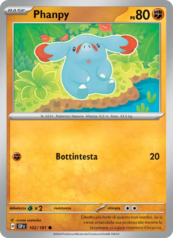 Phanpy – Scintille Folgoranti 102