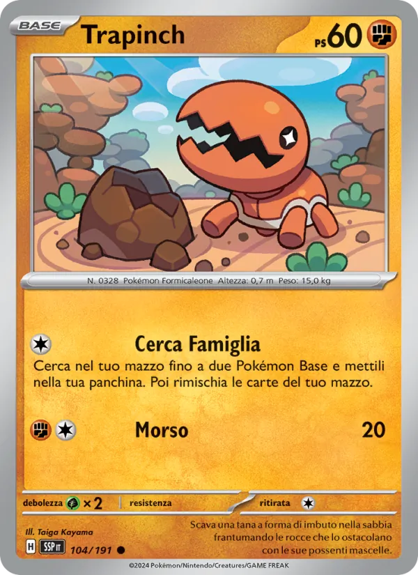 Trapinch – Scintille Folgoranti 104
