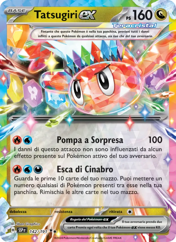 Tatsugiri-ex – Scintille Folgoranti 142