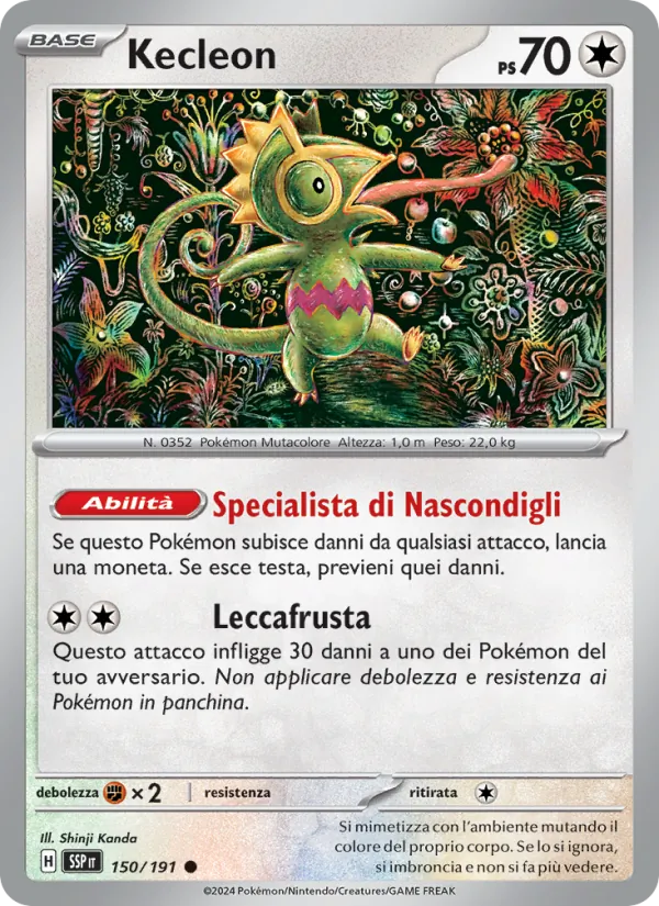 Kecleon – Scintille Folgoranti 150