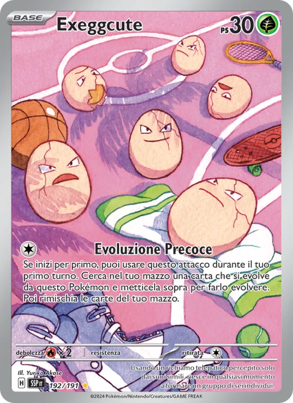 Exeggcute – Scintille Folgoranti 192