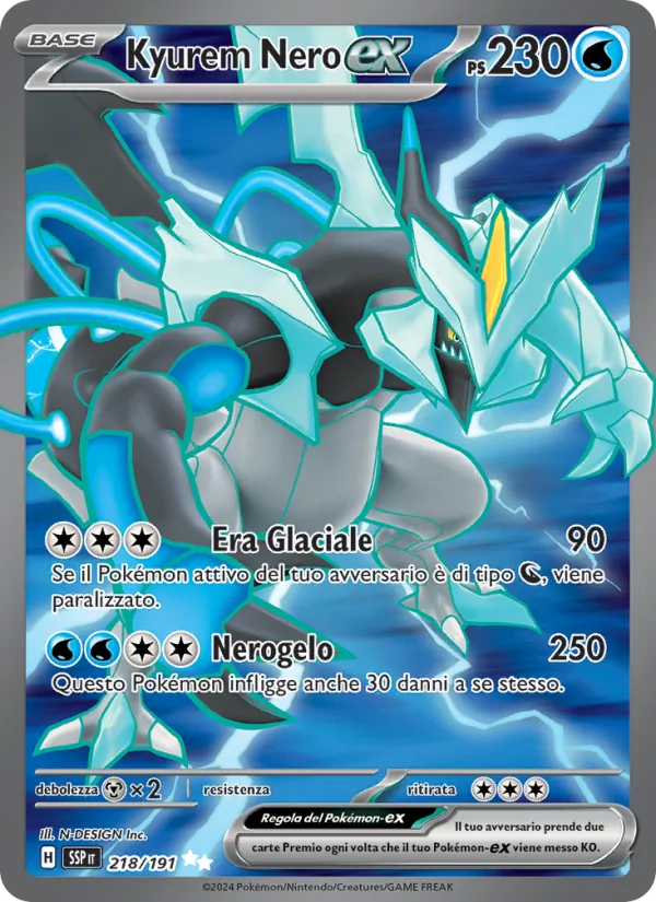Kyurem Nero-ex – Scintille Folgoranti 218