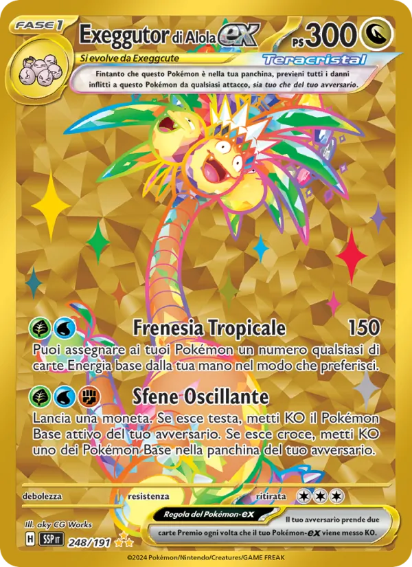 Exeggutor di Alola-ex – Scintille Folgoranti 248