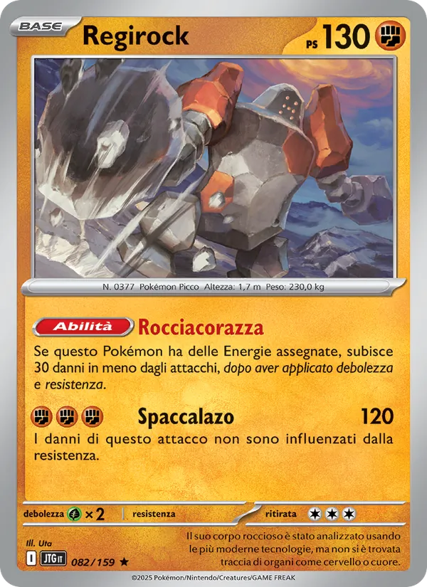 Regirock – Avventure Insieme 82