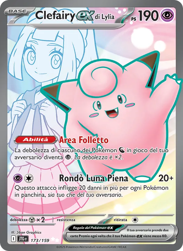 Clefairy-ex di Lylia – Avventure Insieme 173