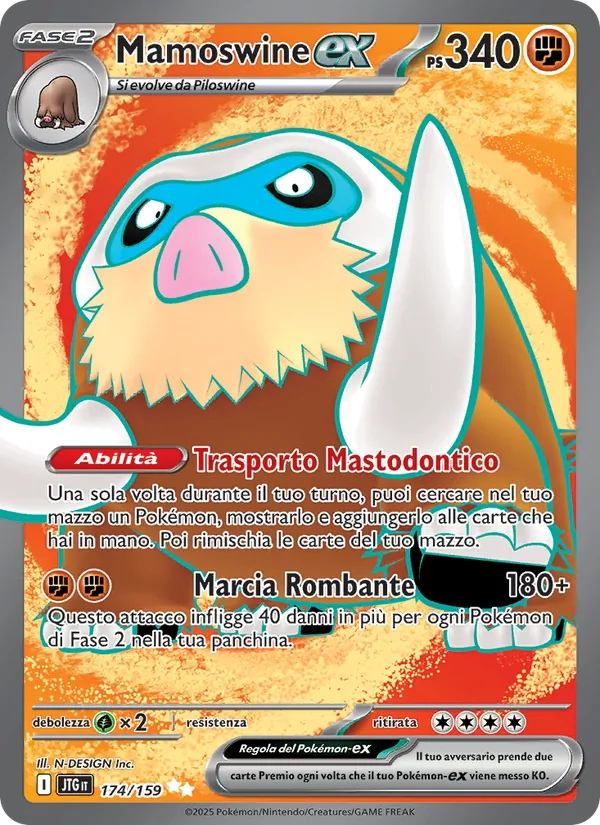 Mamoswine-ex – Avventure Insieme 174